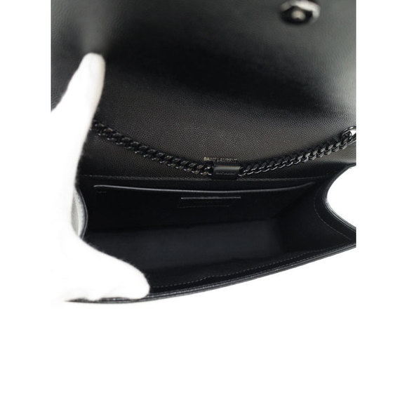 Saint Laurent Satchel Chain Shoulder Bag Black - Picture 3 of 9